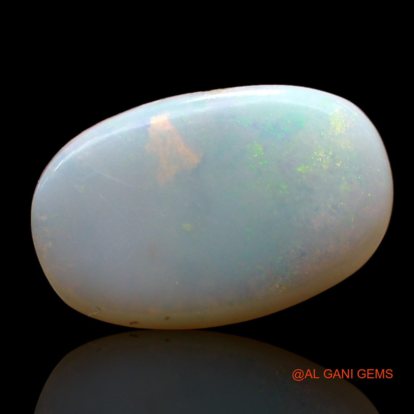 4.00 Cts Unheated Australian Fire Opal Loose Gemstone Oval Cabochon Natural 16x10x3 mm AD-432