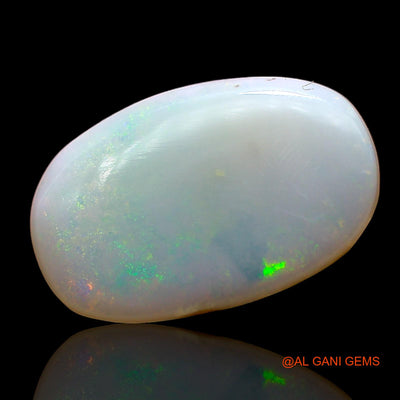 4.00 Cts Unheated Australian Fire Opal Loose Gemstone Oval Cabochon Natural 16x10x3 mm AD-432