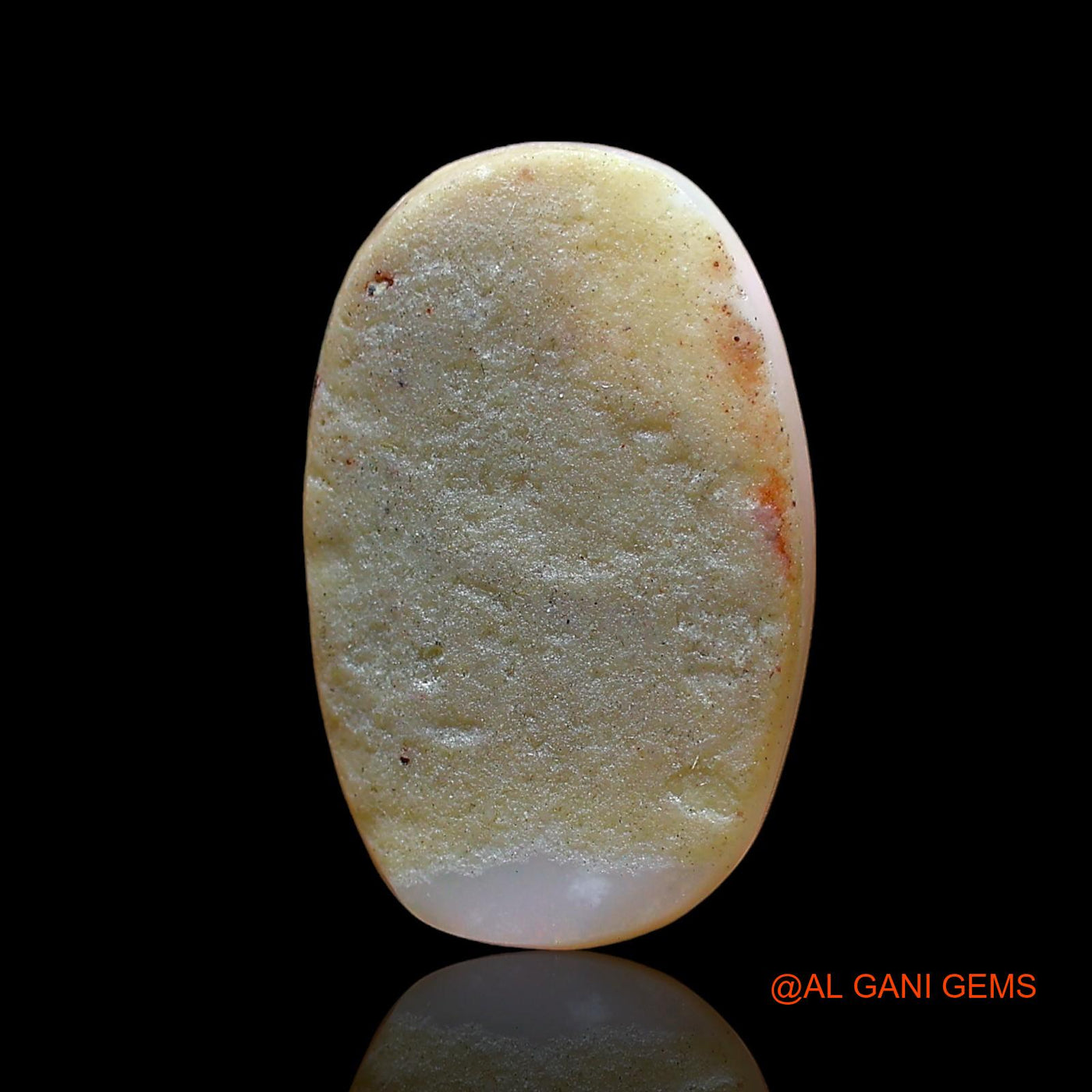 4.00 Cts Unheated Australian Fire Opal Loose Gemstone Oval Cabochon Natural 16x10x3 mm AD-432