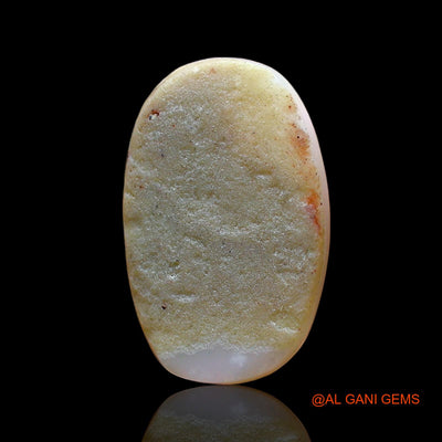 4.00 Cts Unheated Australian Fire Opal Loose Gemstone Oval Cabochon Natural 16x10x3 mm AD-432