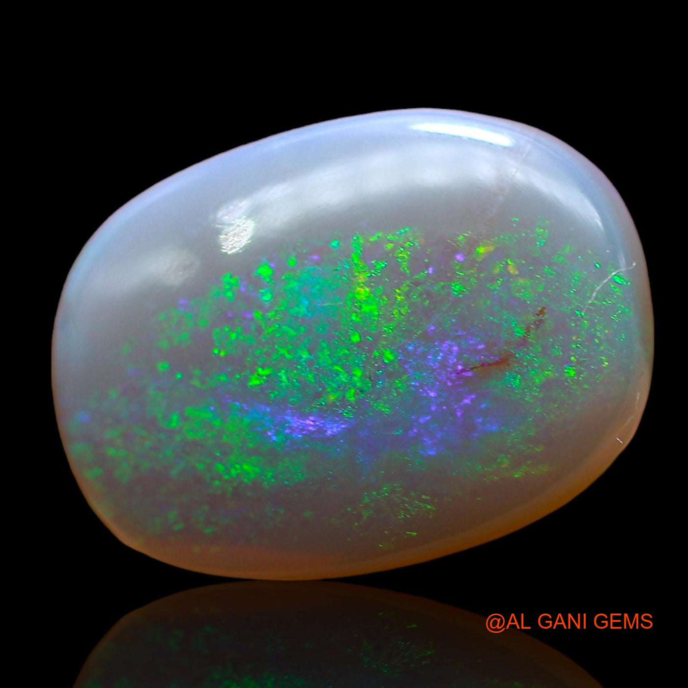 5.00 Cts Natural Australian Fire Opal Oval Cabochon Loose Gemstone For Jewelry 15x11x4 mm AD-433