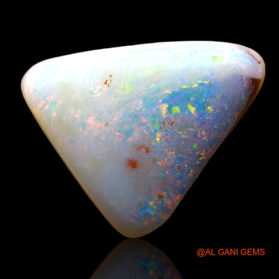 4.00 Cts Natural Australian Fire Opal Loose Gemstone Trillion Cabochon 13x11x5 mm AD-435
