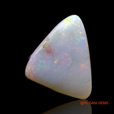 4.00 Cts Natural Australian Fire Opal Loose Gemstone Trillion Cabochon 13x11x5 mm AD-435