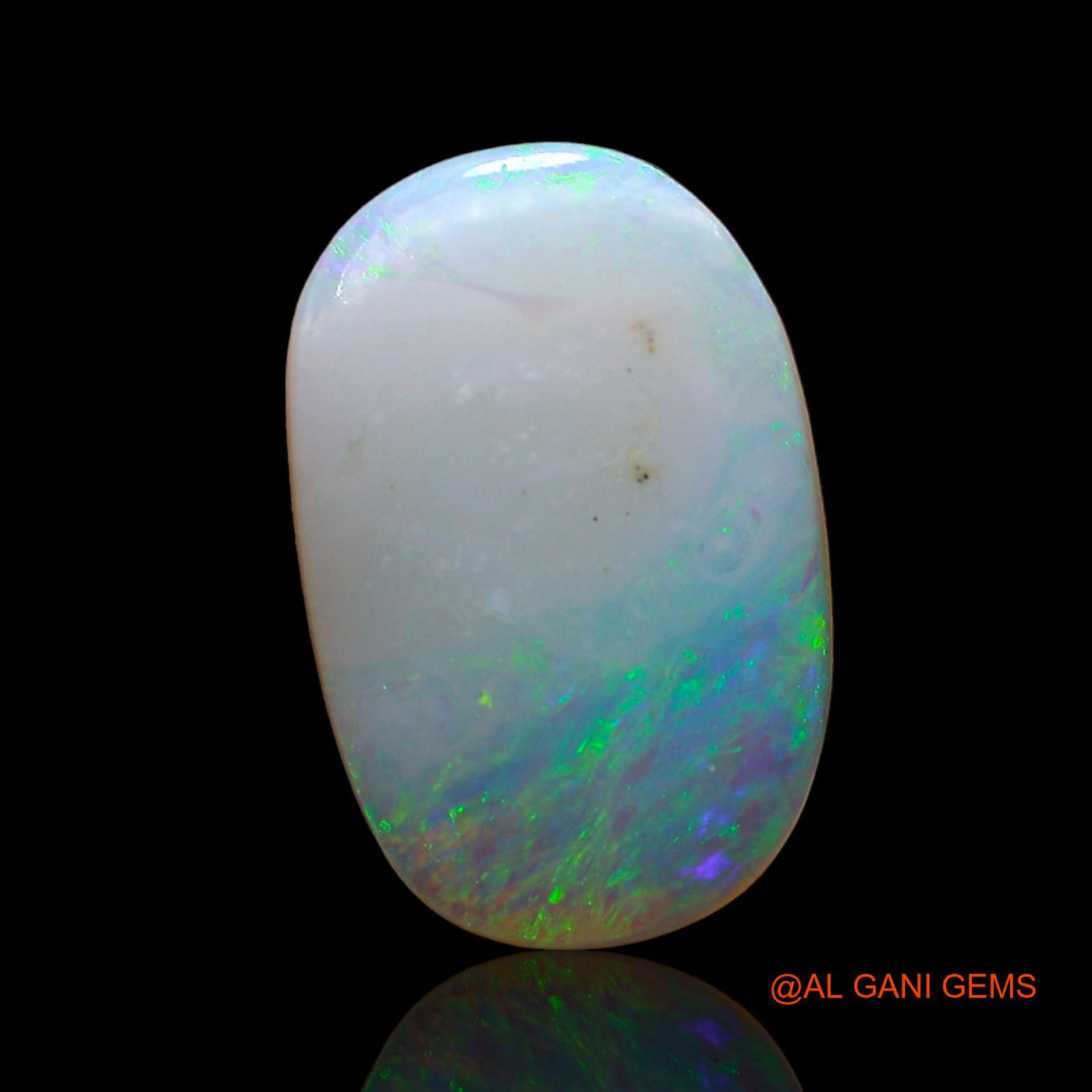 3.00 Cts Natural Australian Fire Opal Oval Cabochon Loose Gemstone For Jewelry 16x10x2 mm AD-436