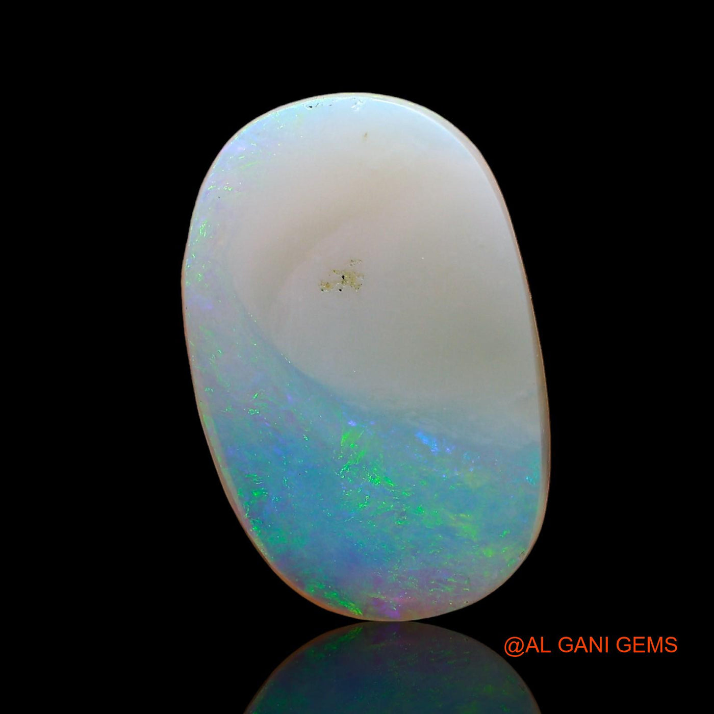 3.00 Cts Natural Australian Fire Opal Oval Cabochon Loose Gemstone For Jewelry 16x10x2 mm AD-436