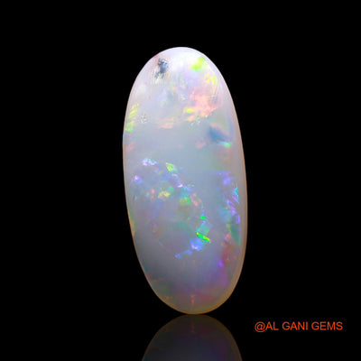 Natural Untreated Fire Opal Loose Gemstone Oval Cabochon From Australia 2.00 Cts 17x8x2 mm AD-437