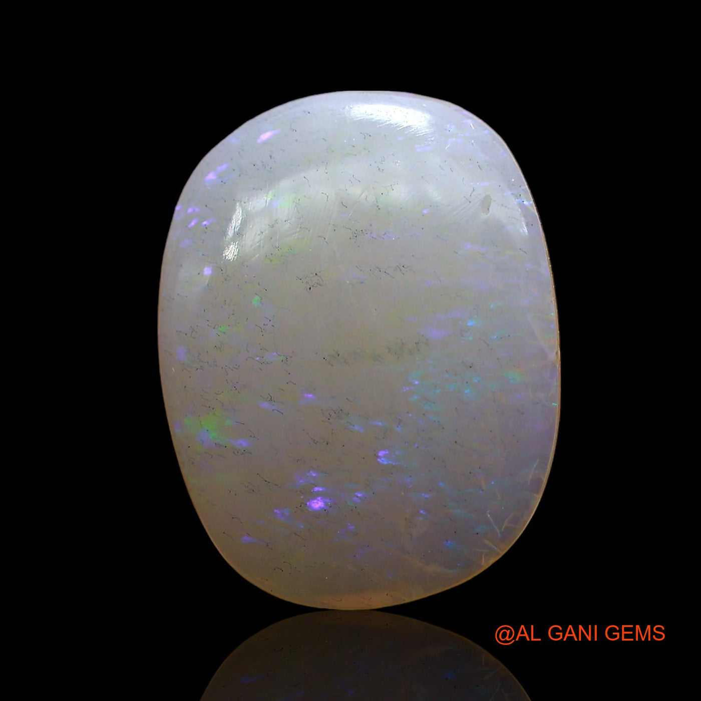 3.00 Cts Natural Australian Fire Opal Oval Cabochon Loose Gemstone For Jewelry 15x11x3 mm AD-439