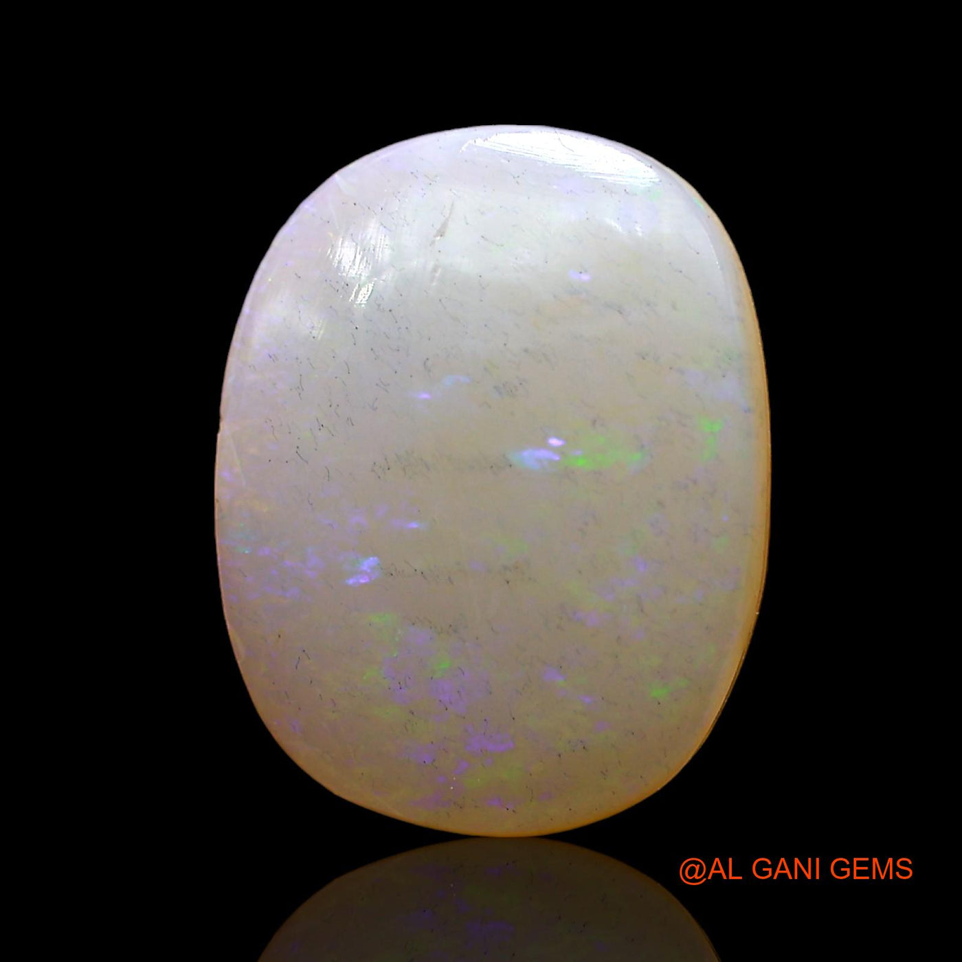 3.00 Cts Natural Australian Fire Opal Oval Cabochon Loose Gemstone For Jewelry 15x11x3 mm AD-439