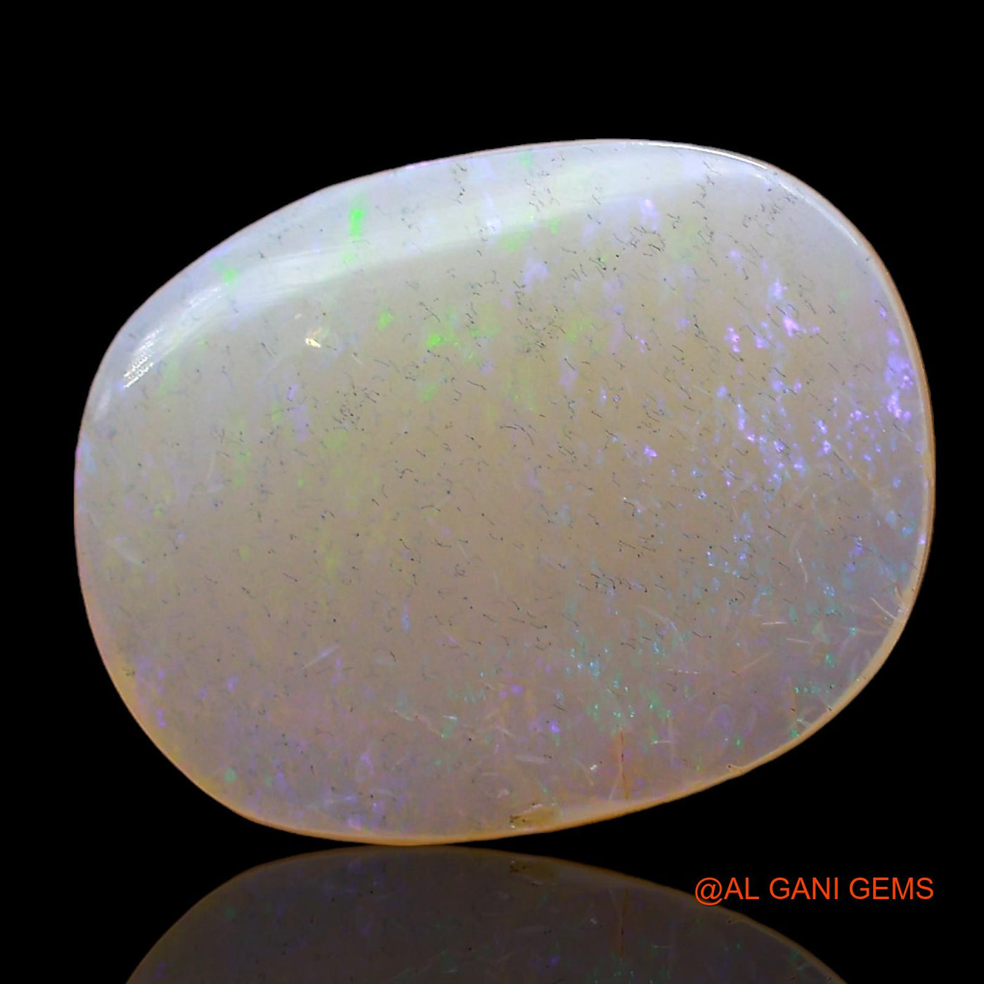 3.00 Cts Natural Australian Fire Opal Oval Cabochon Loose Gemstone For Jewelry 15x11x3 mm AD-439