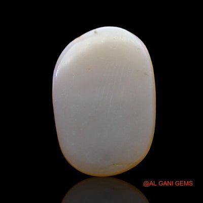 Natural Fire Opal Gemstone 2.00 Cts Loose Oval Cabochon From Australia 14x10x2 mm AD-43