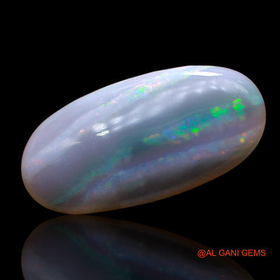 Natural Untreated Fire Opal Loose Gemstone Oval Cabochon From Australia 3.00 Cts 17x8x3 mm AD-440