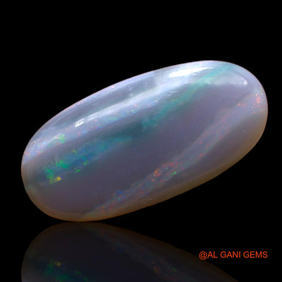 Natural Untreated Fire Opal Loose Gemstone Oval Cabochon From Australia 3.00 Cts 17x8x3 mm AD-440