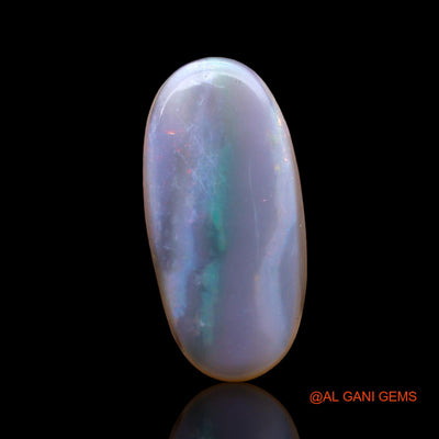 Natural Untreated Fire Opal Loose Gemstone Oval Cabochon From Australia 3.00 Cts 17x8x3 mm AD-440