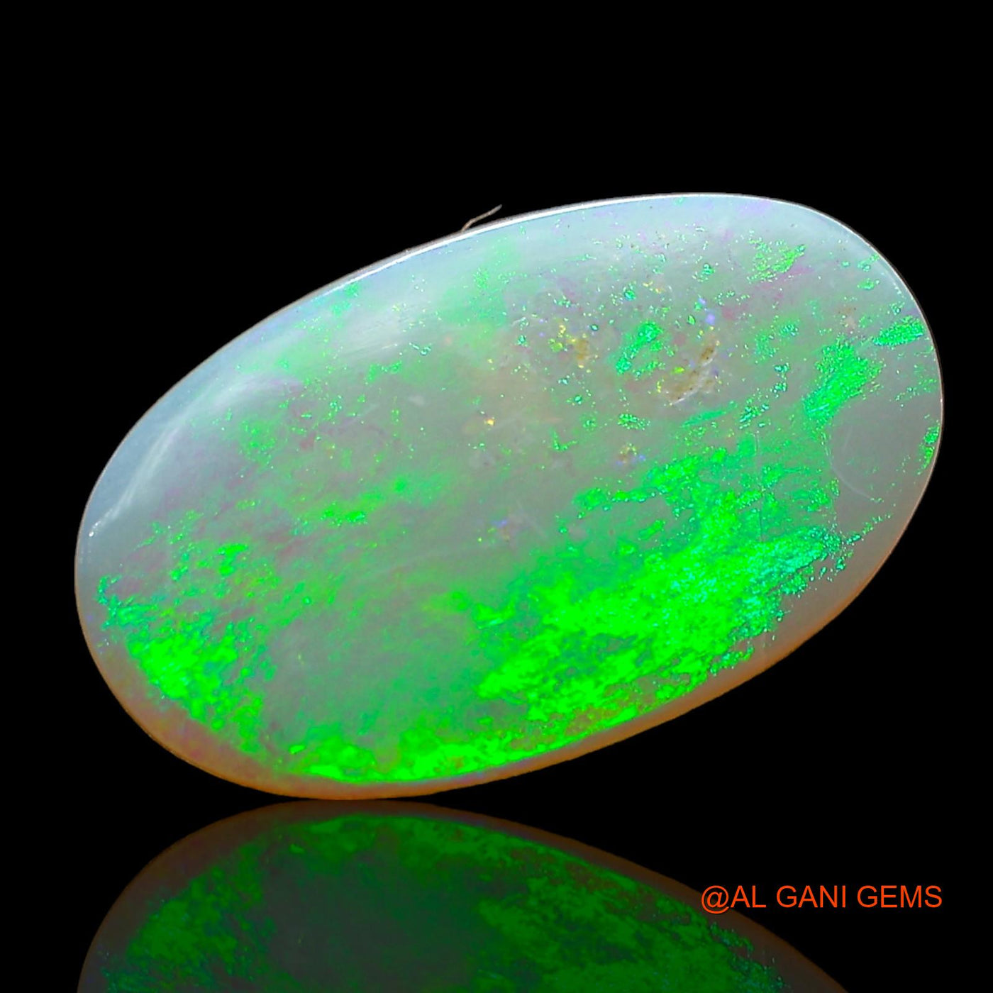 Natural Untreated Fire Opal Loose Gemstone Oval Cabochon From Australia 3.00 Cts 16x9x3 mm AD-442