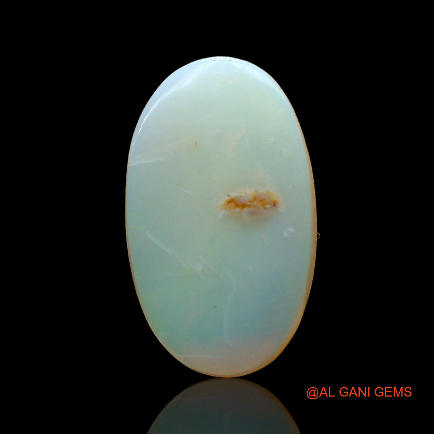 Natural Untreated Fire Opal Loose Gemstone Oval Cabochon From Australia 3.00 Cts 16x9x3 mm AD-442