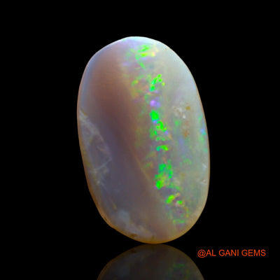 3.00 Cts Natural Australian Fire Opal Loose Gemstone Oval Cabochon 16x9x3 mm AD-447