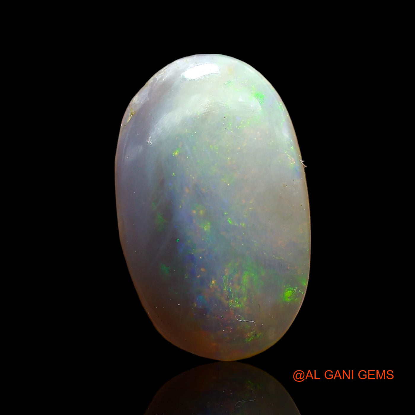 3.00 Cts Natural Australian Fire Opal Loose Gemstone Oval Cabochon 16x9x3 mm AD-447