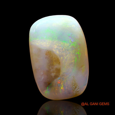 Natural Untreated Fire Opal Loose Gemstone Oval Cabochon From Australia 3.00 Cts 14x10x3 mm AD-448