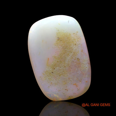 Natural Untreated Fire Opal Loose Gemstone Oval Cabochon From Australia 3.00 Cts 14x10x3 mm AD-448