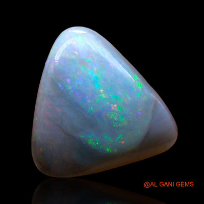 3.00 Cts Natural Australian Fire Opal Trillion Cabochon Loose Gemstone For Jewelry 13x12x3 mm AD-449