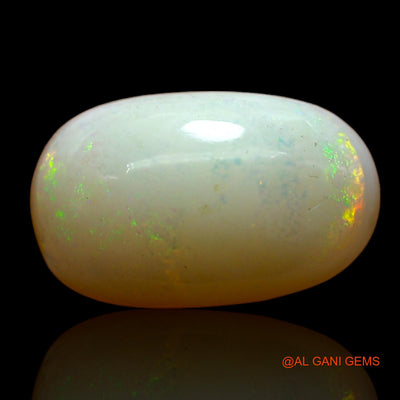 Natural Untreated Fire Opal Loose Gemstone Oval Cabochon From Australia 5.00 Cts 15x9x5 mm AD-44