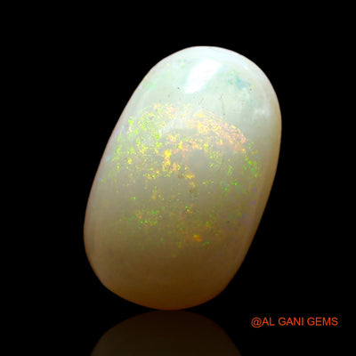 Natural Untreated Fire Opal Loose Gemstone Oval Cabochon From Australia 5.00 Cts 15x9x5 mm AD-44
