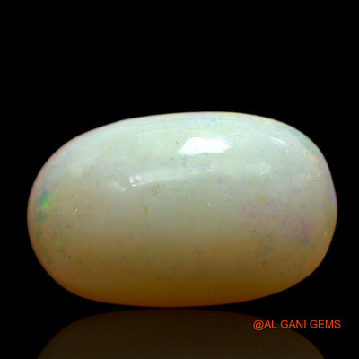 Natural Untreated Fire Opal Loose Gemstone Oval Cabochon From Australia 5.00 Cts 15x9x5 mm AD-44