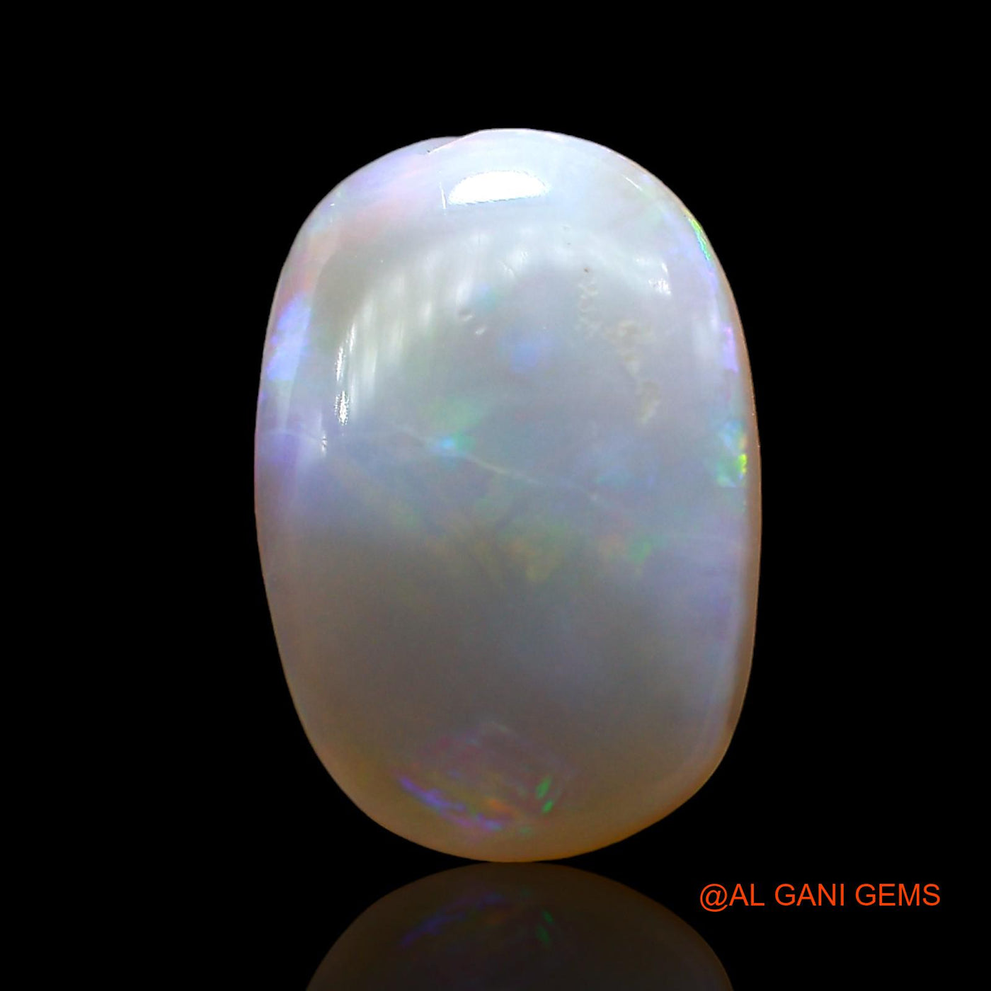 4.00 Cts Unheated Australian Fire Opal Loose Gemstone Oval Cabochon Natural 15x10x3 mm AD-450