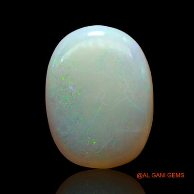 Natural Fire Opal Gemstone 4.00 Cts Loose Oval Cabochon From Australia 12x11x3 mm AD-451