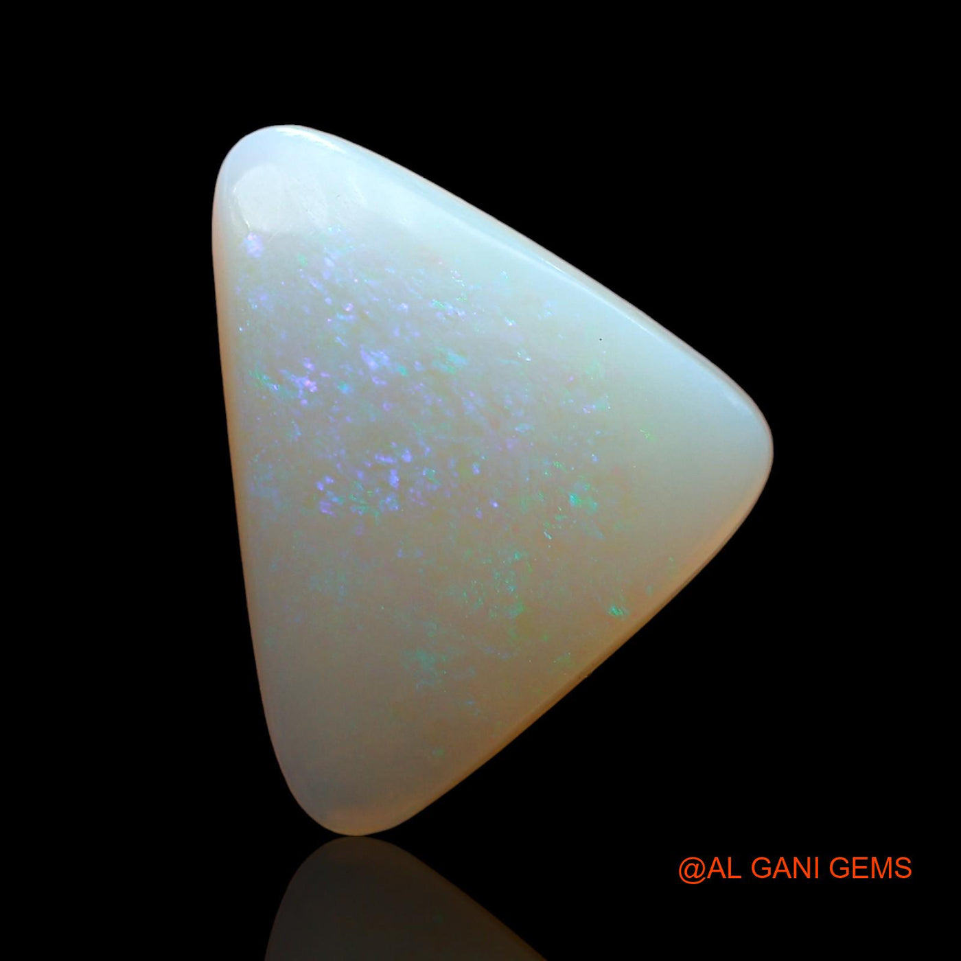 3.00 Cts Natural Australian Fire Opal Trillion Cabochon Loose Gemstone For Jewelry 13x11x3 mm AD-453