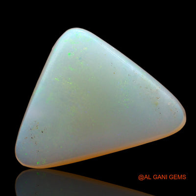 3.00 Cts Natural Australian Fire Opal Trillion Cabochon Loose Gemstone For Jewelry 13x11x3 mm AD-453