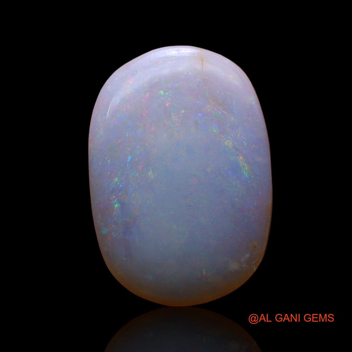 3.00 Cts Natural Australian Fire Opal Loose Gemstone Oval Cabochon 15x10x2 mm AD-454