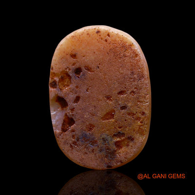 3.00 Cts Natural Australian Fire Opal Loose Gemstone Oval Cabochon 15x10x2 mm AD-454