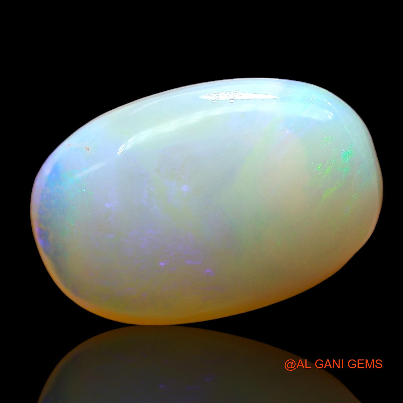 5.00 Cts Natural Australian Fire Opal Oval Cabochon Loose Gemstone For Jewelry 15x10x3 mm AD-455