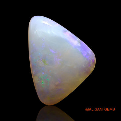 2.00 Cts Natural Australian Fire Opal Trillion Cabochon Loose Gemstone For Jewelry 12x10x3 mm AD-457