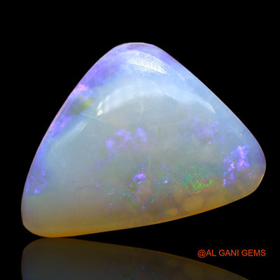 2.00 Cts Natural Australian Fire Opal Trillion Cabochon Loose Gemstone For Jewelry 12x10x3 mm AD-457
