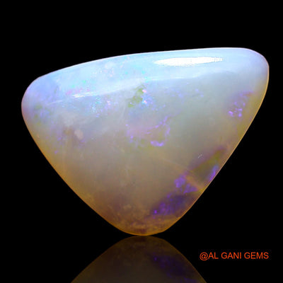2.00 Cts Natural Australian Fire Opal Trillion Cabochon Loose Gemstone For Jewelry 12x10x3 mm AD-457