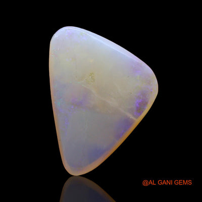 2.00 Cts Natural Australian Fire Opal Trillion Cabochon Loose Gemstone For Jewelry 12x10x3 mm AD-457