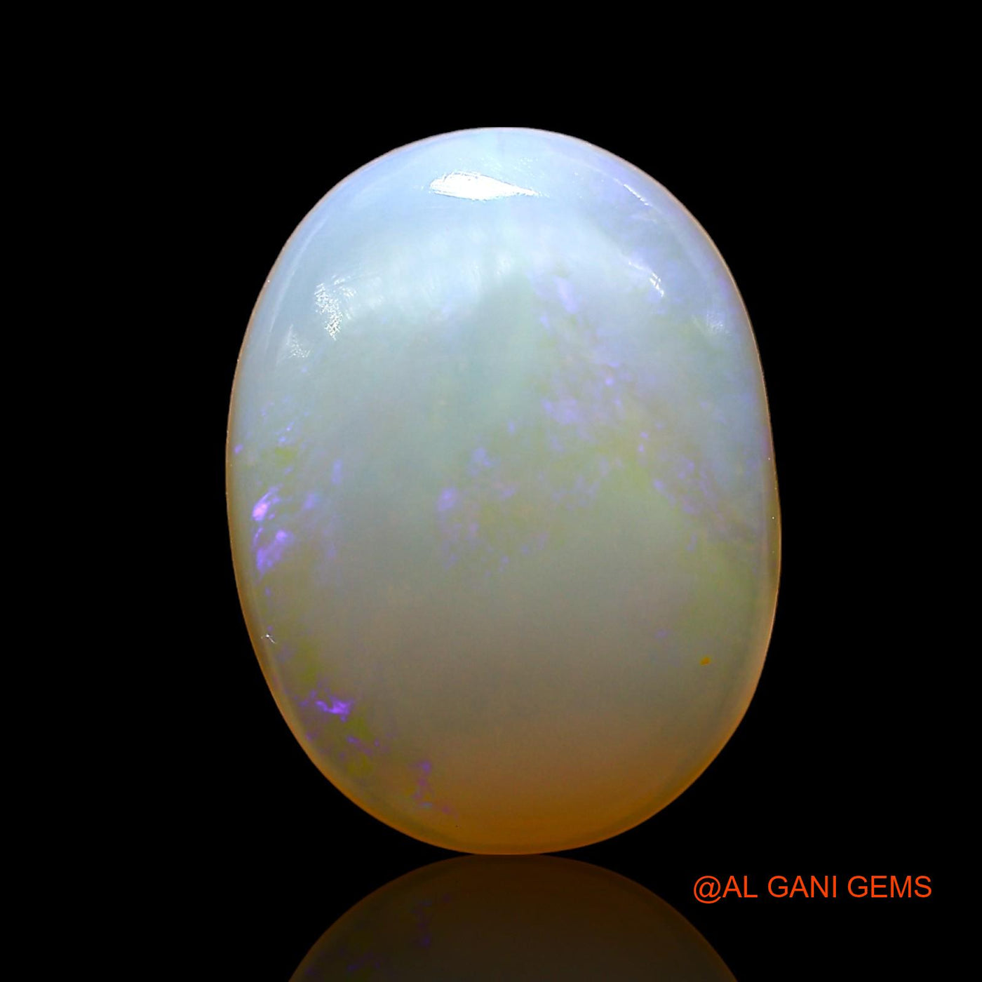 Natural Untreated Fire Opal Loose Gemstone Oval Cabochon From Australia 4.00 Cts 14x11x3 mm AD-458