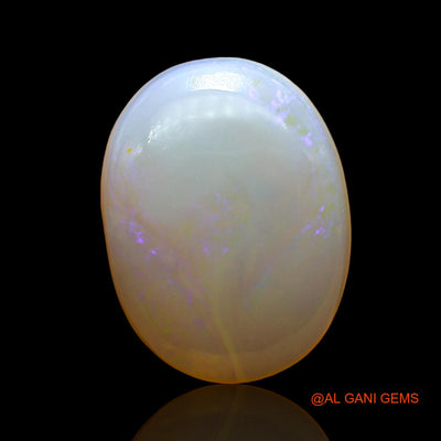 Natural Untreated Fire Opal Loose Gemstone Oval Cabochon From Australia 4.00 Cts 14x11x3 mm AD-458