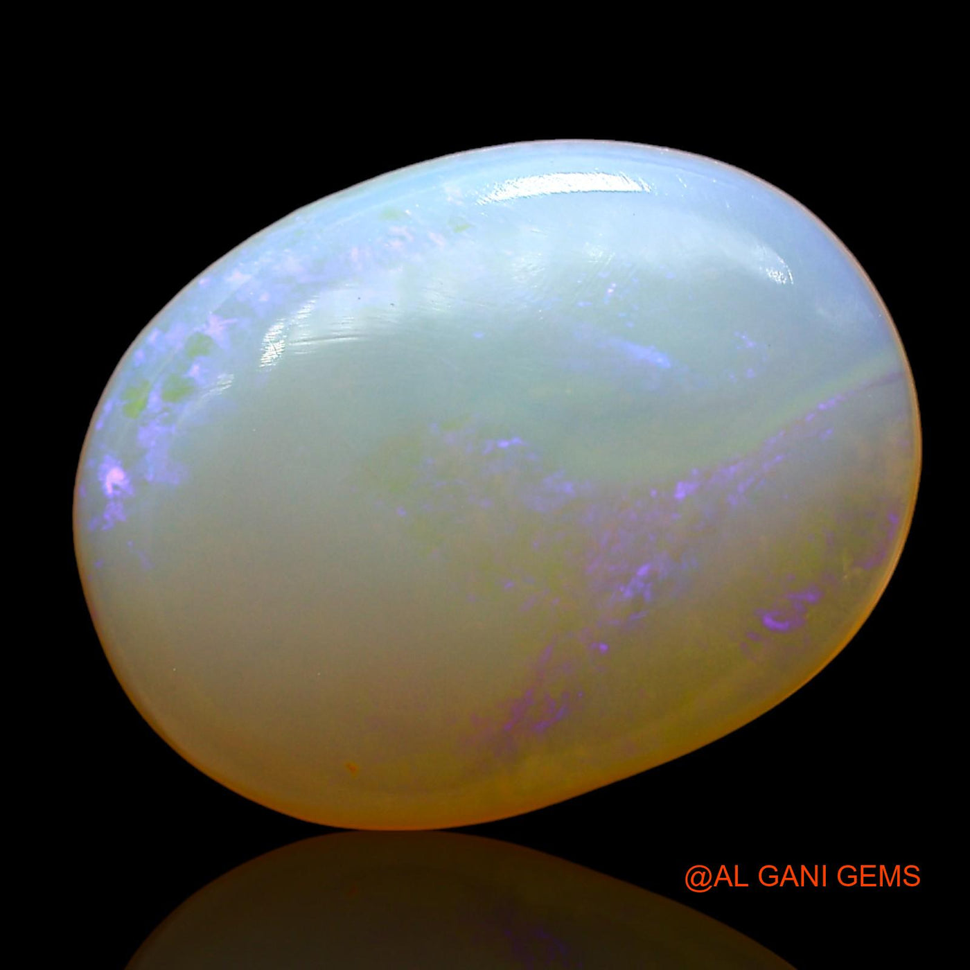 Natural Untreated Fire Opal Loose Gemstone Oval Cabochon From Australia 4.00 Cts 14x11x3 mm AD-458