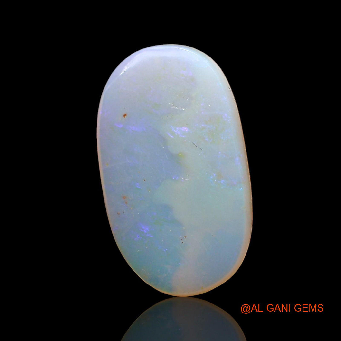 2.00 Cts Natural Australian Fire Opal Loose Gemstone Oval Cabochon 15x9x2 mm AD-459
