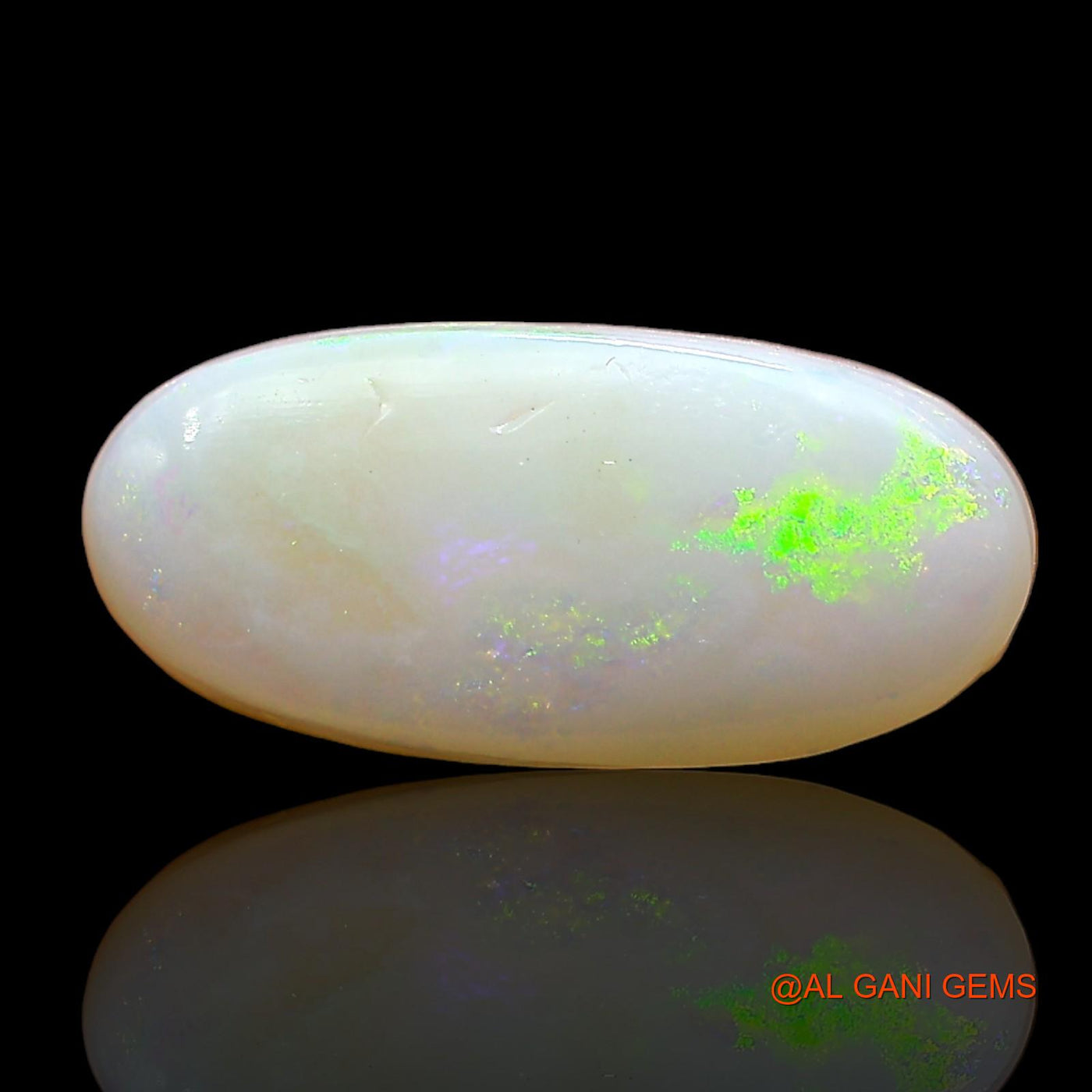 5.00 Cts Natural Australian Fire Opal Loose Gemstone Oval Cabochon 16x7x6 mm AD-463