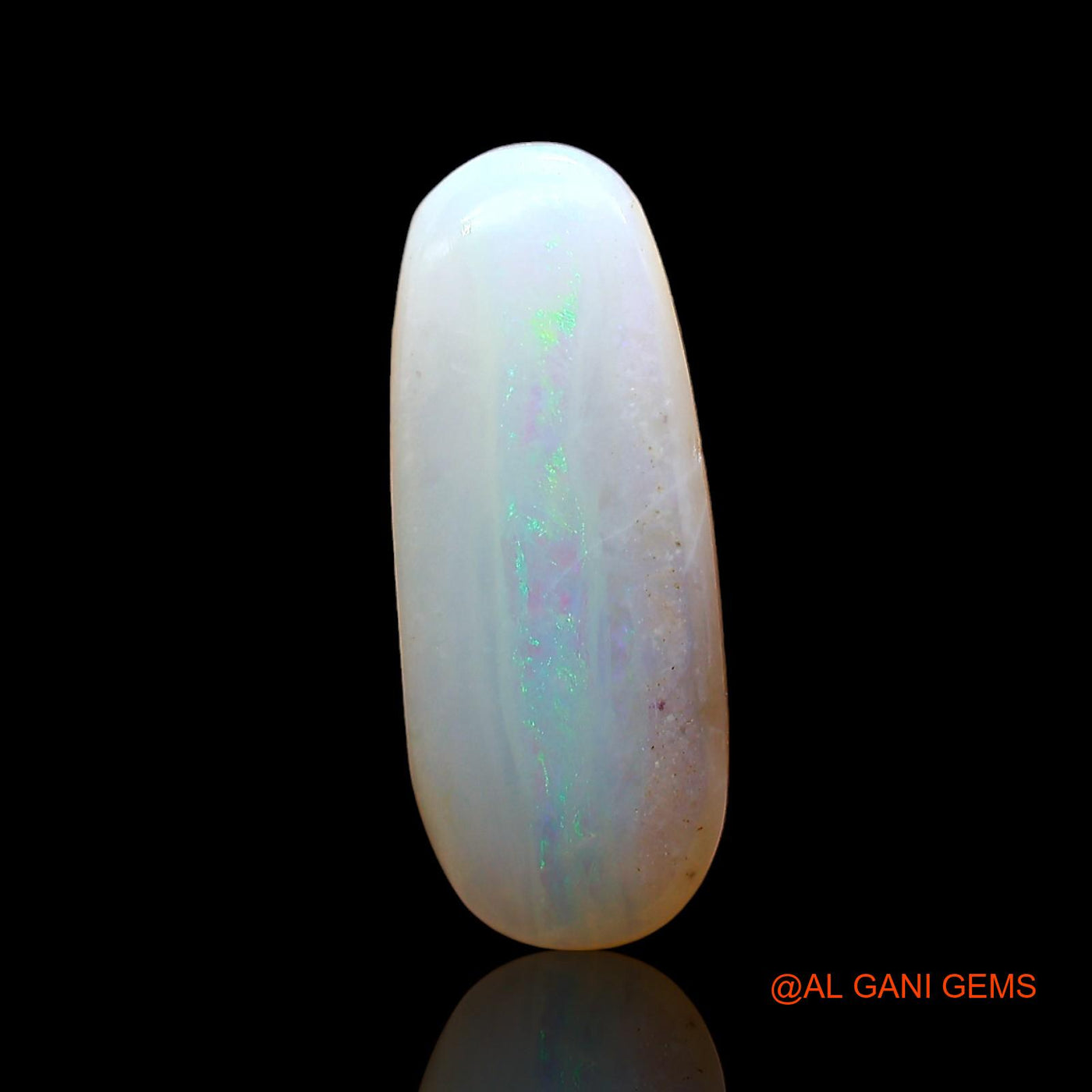 2.00 Cts Natural Australian Fire Opal Loose Gemstone Fancy Cabochon 18x7x2 mm AD-466