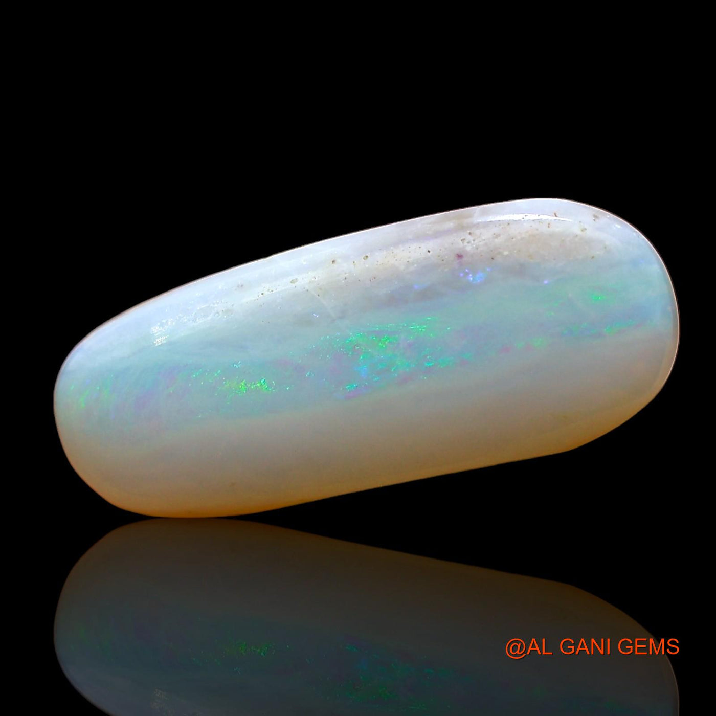2.00 Cts Natural Australian Fire Opal Loose Gemstone Fancy Cabochon 18x7x2 mm AD-466