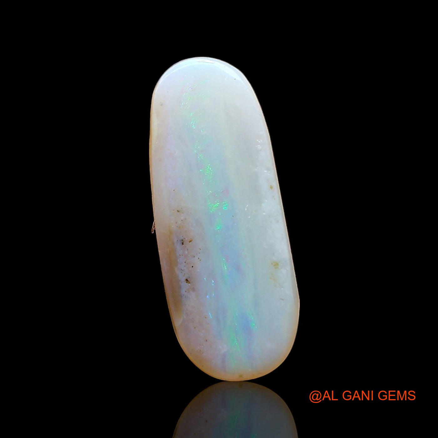 2.00 Cts Natural Australian Fire Opal Loose Gemstone Fancy Cabochon 18x7x2 mm AD-466