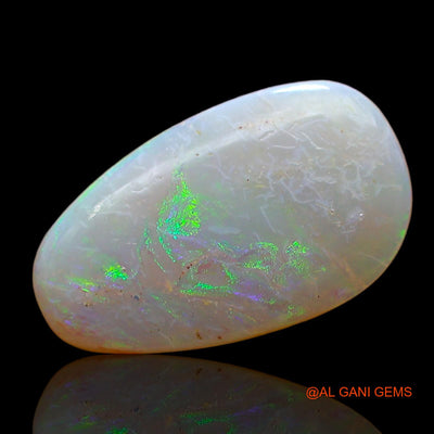 2.00 Cts Unheated Australian Fire Opal Loose Gemstone Pear Cabochon Natural 15x9x2 mm AD-468