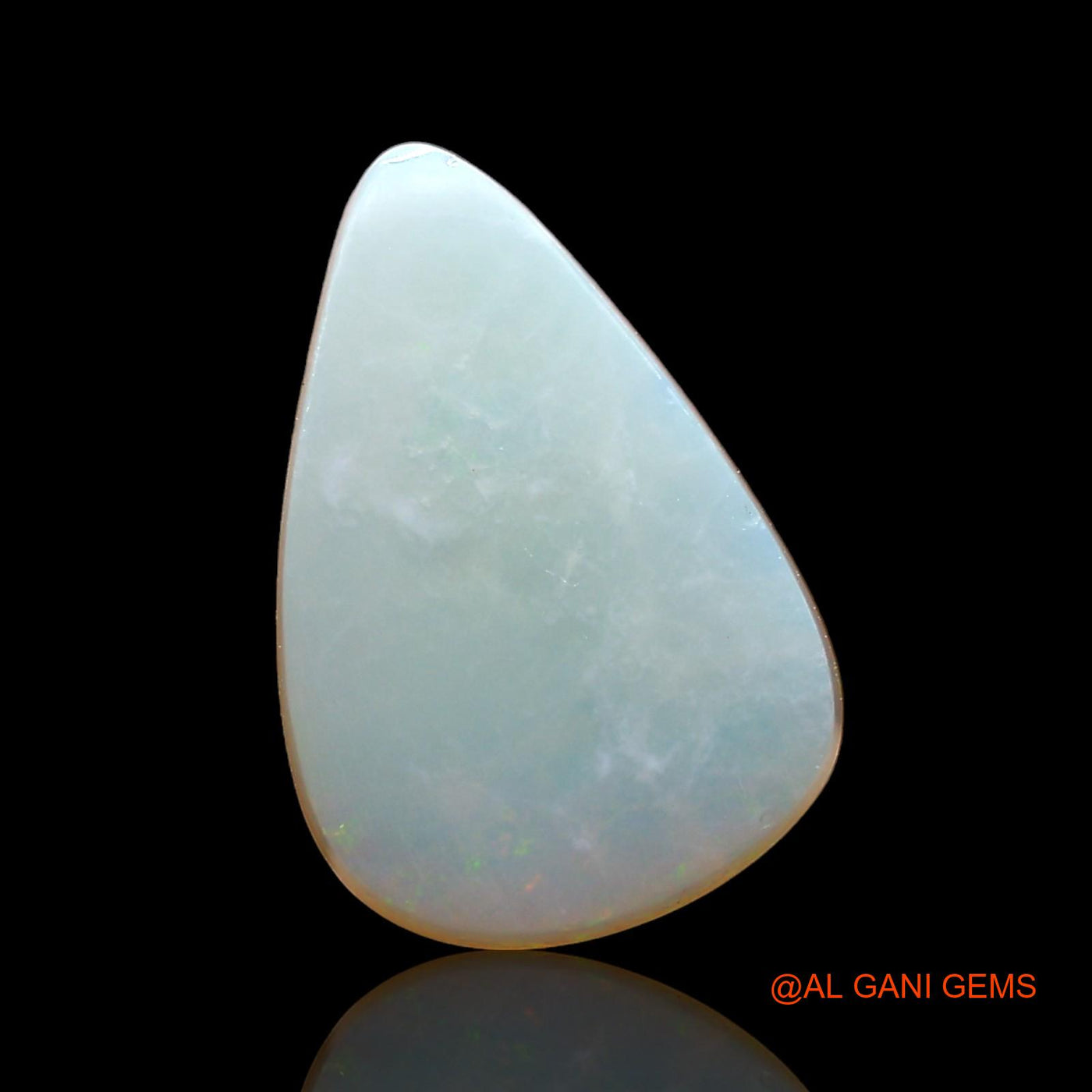Natural Untreated Fire Opal Loose Gemstone Pear Cabochon From Australia 3.00 Cts 15x10x3 mm AD-469