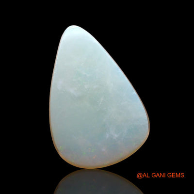 Natural Untreated Fire Opal Loose Gemstone Pear Cabochon From Australia 3.00 Cts 15x10x3 mm AD-469