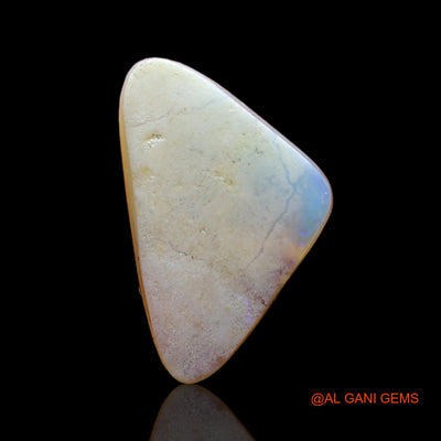 3.00 Cts Natural Australian Fire Opal Loose Gemstone Trillion Cabochon 15x9x4 mm AD-470